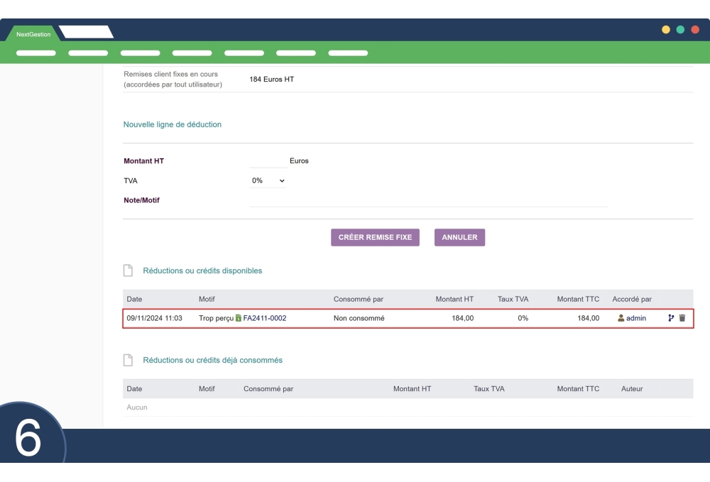 Credit Management Status