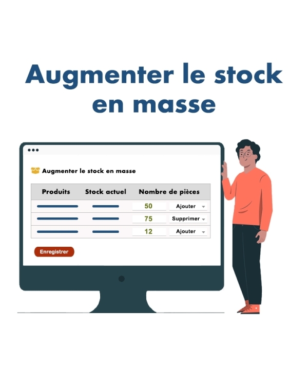 Augmenter le stock en masse