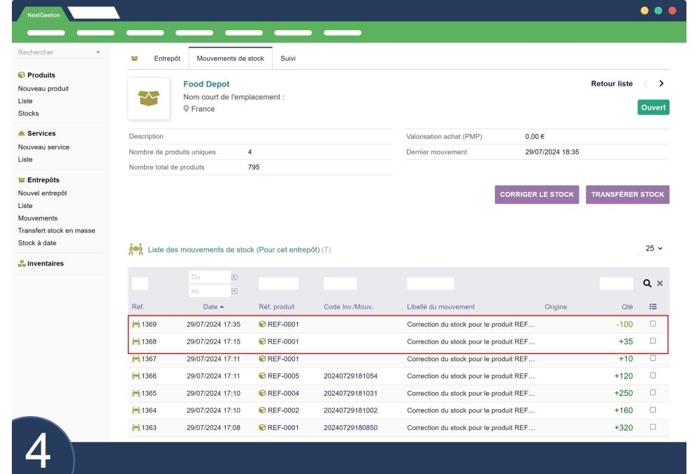 Erhöhen Sie den Lagerbestand in großen Mengen