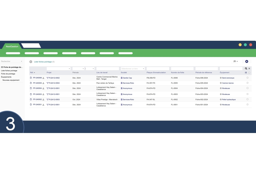 Equipment Time Tracking