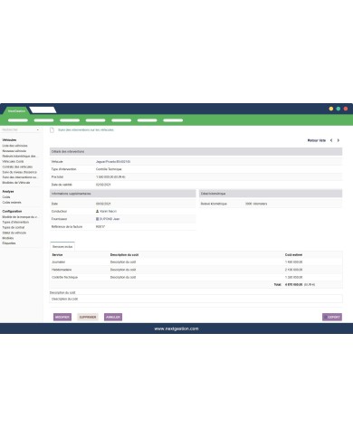 Automobile Fleet - Dolibarr