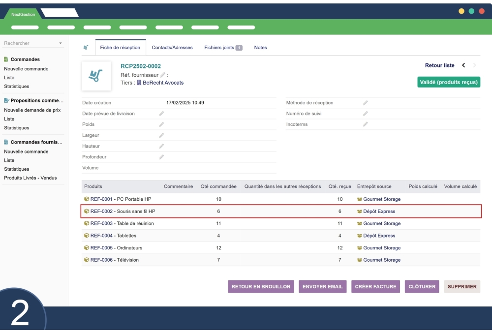 "Delivered - Sold Products" Module for Dolibarr