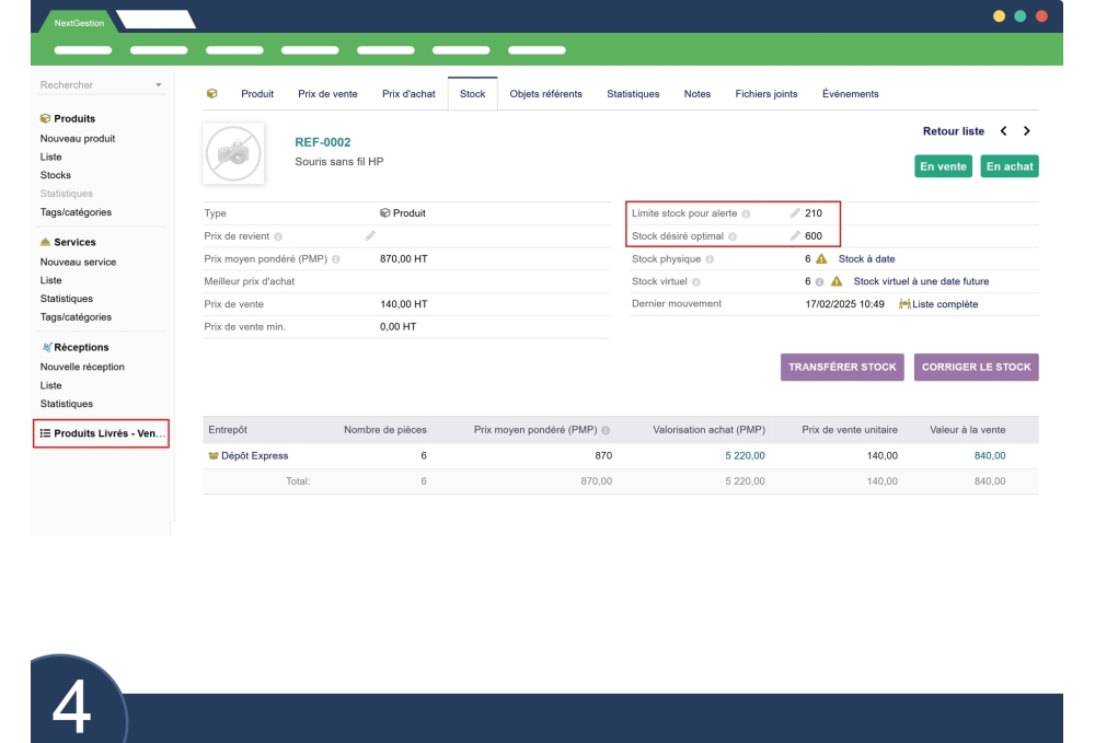 "Delivered - Sold Products" Module for Dolibarr