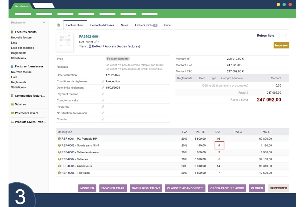 "Delivered - Sold Products" Module for Dolibarr