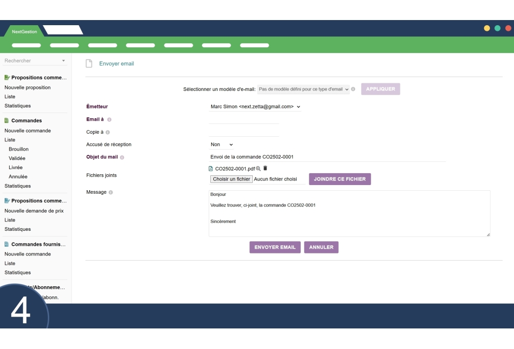 Monitoraggio delle e-mail inviate
