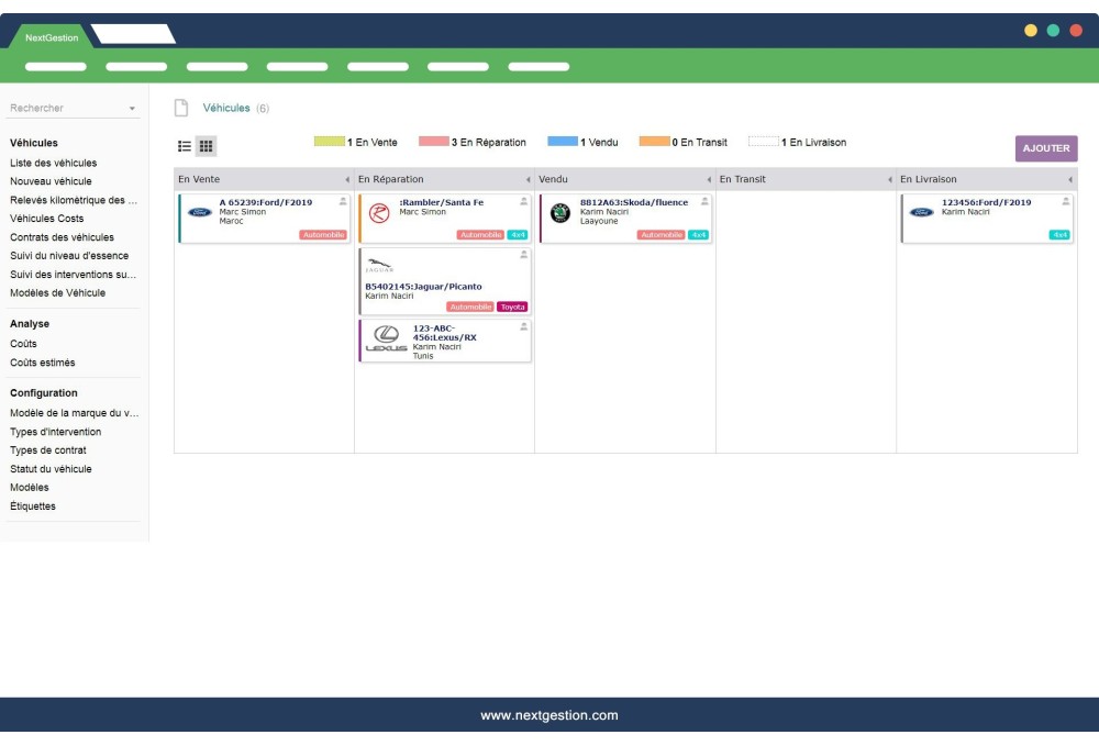 Automobile Fleet - Dolibarr