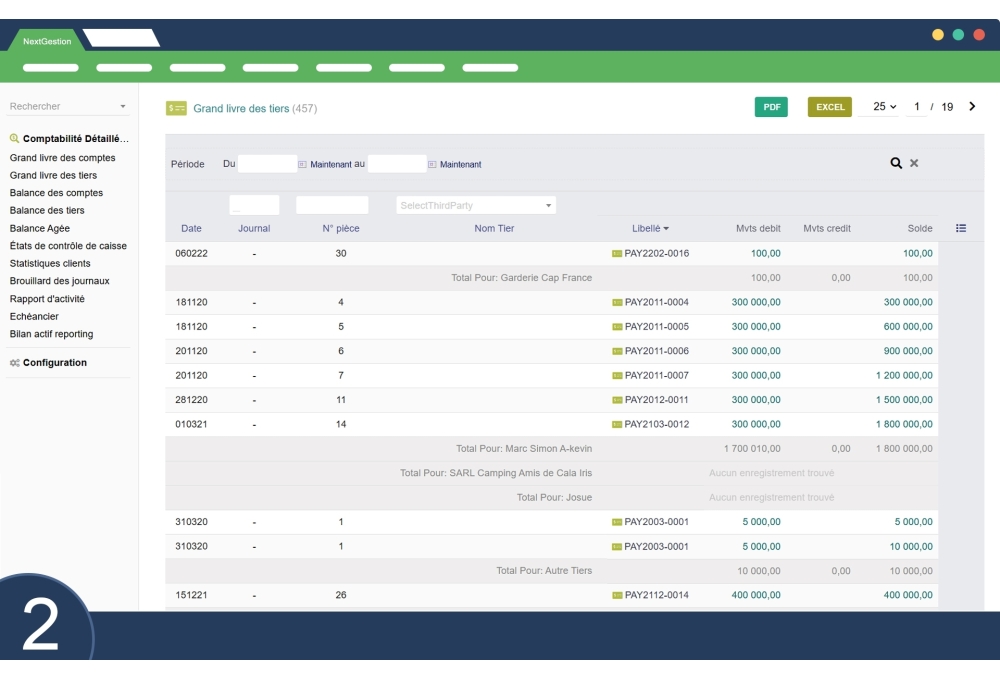 Módulo de Contabilidad Detallada Sage
