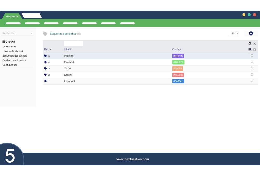 Checkli - Gestione delle liste