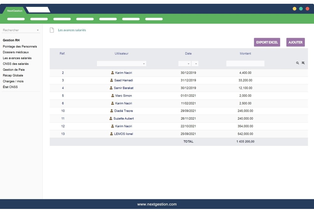 Human Resources Management Module HRM and Payroll