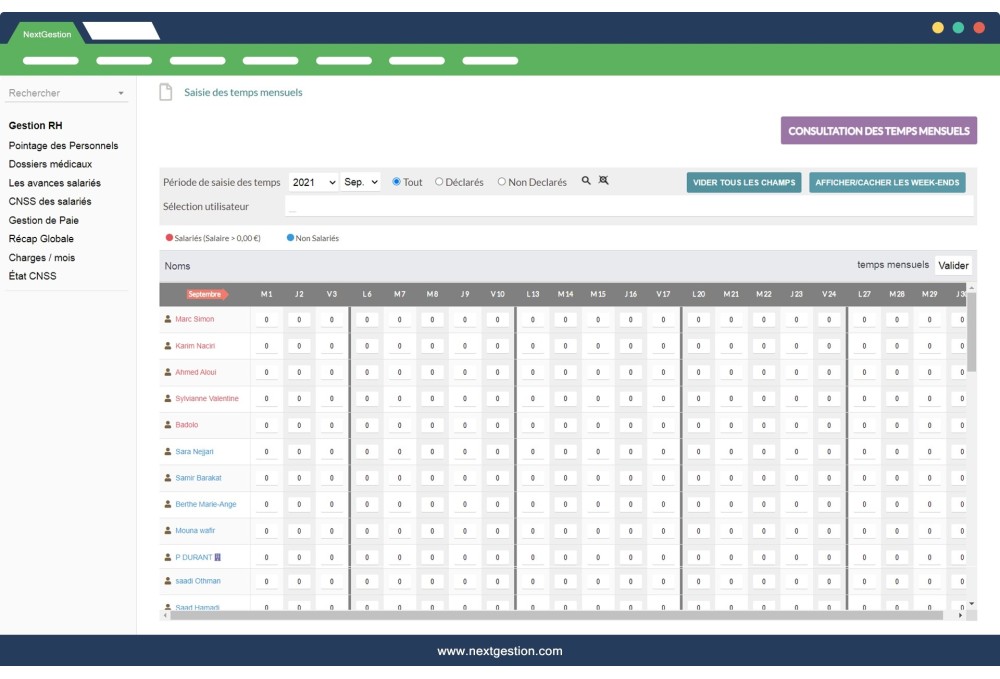 Module Gestion des Ressources Humaines GRH & Paie